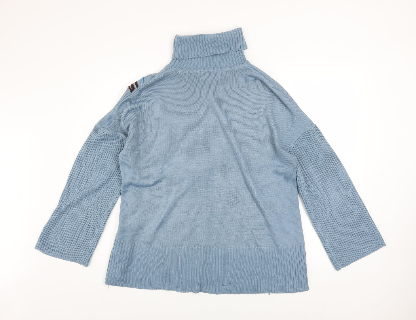 Womens UK Size 10 Lost Ink Blue Pullover Jumper
