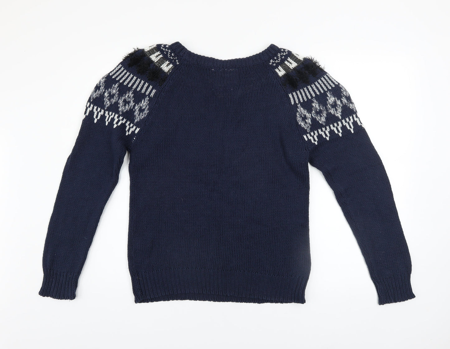 Womens UK Size S VERO MODA Blue Pullover Jumper