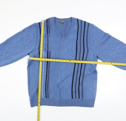 Mens UK Size M Wolsey Blue Pullover Jumper