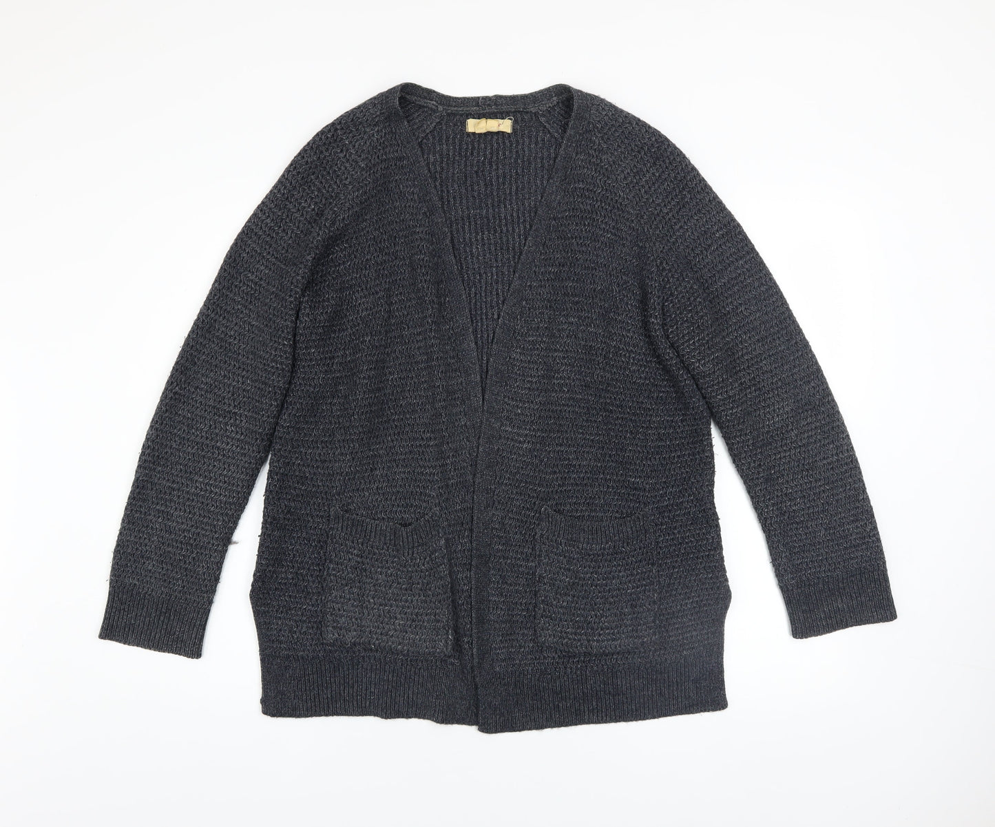 Womens UK Size 12 Fat Face Grey Cardigan Jumper