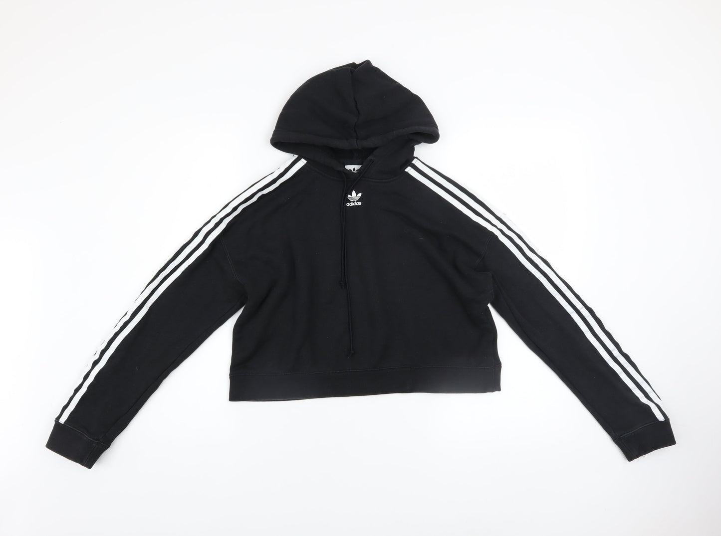 Womens UK Size XS adidas Black Pullover Hoodie