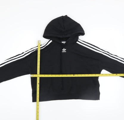 Womens UK Size XS adidas Black Pullover Hoodie