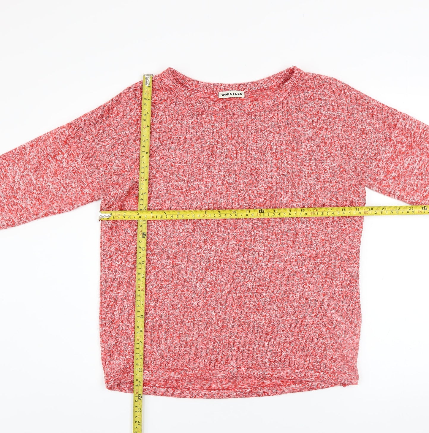 Womens UK Size 10 Whistles Red Pullover Jumper