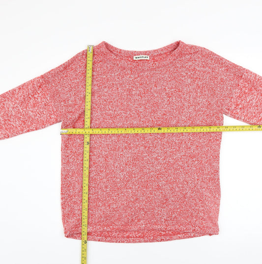 Womens UK Size 10 Whistles Red Pullover Jumper