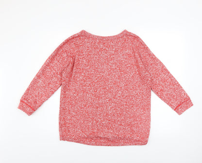 Womens UK Size 10 Whistles Red Pullover Jumper