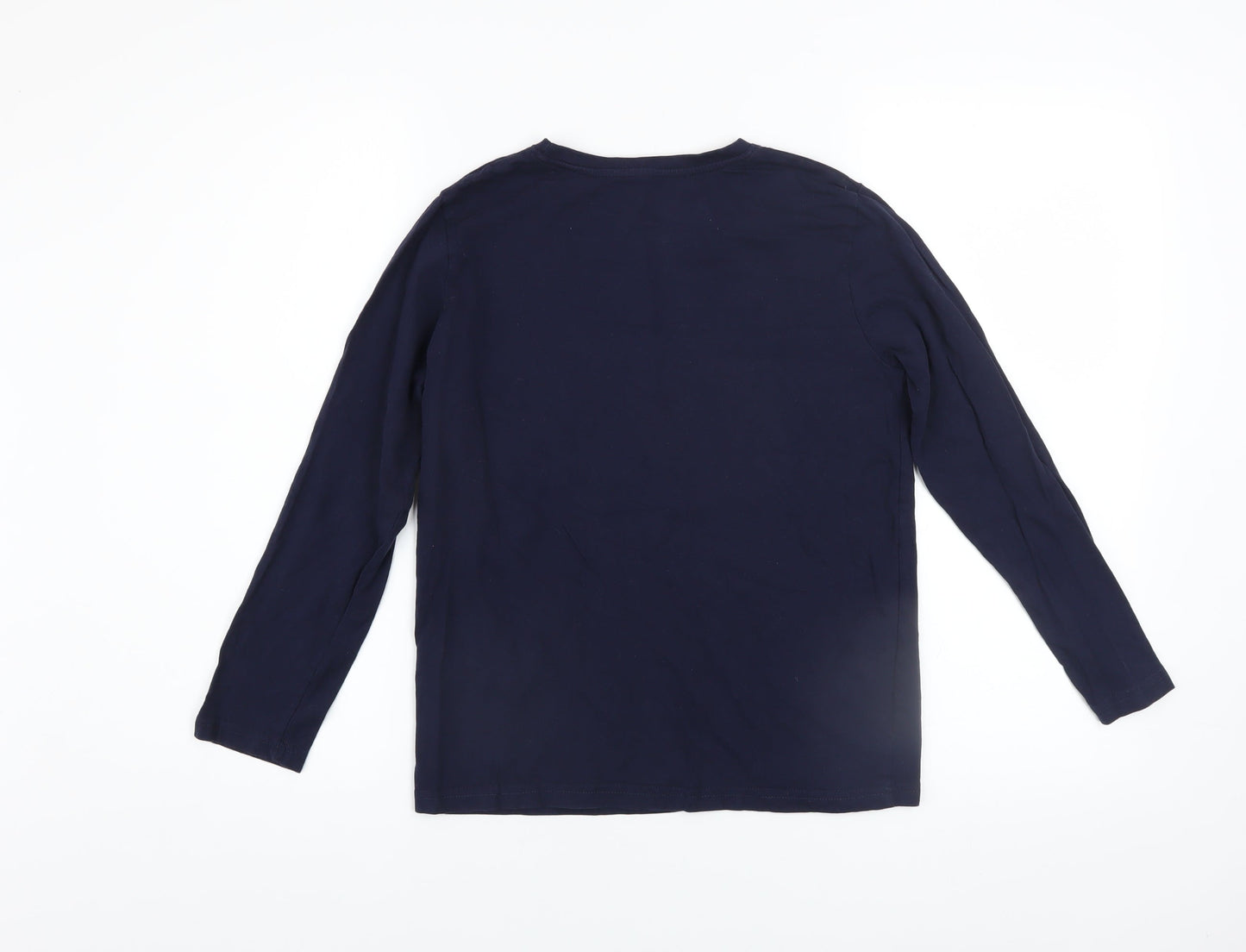 Boys UK Size 11-12 Years Rebel by Primark Blue Basic T-Shirt