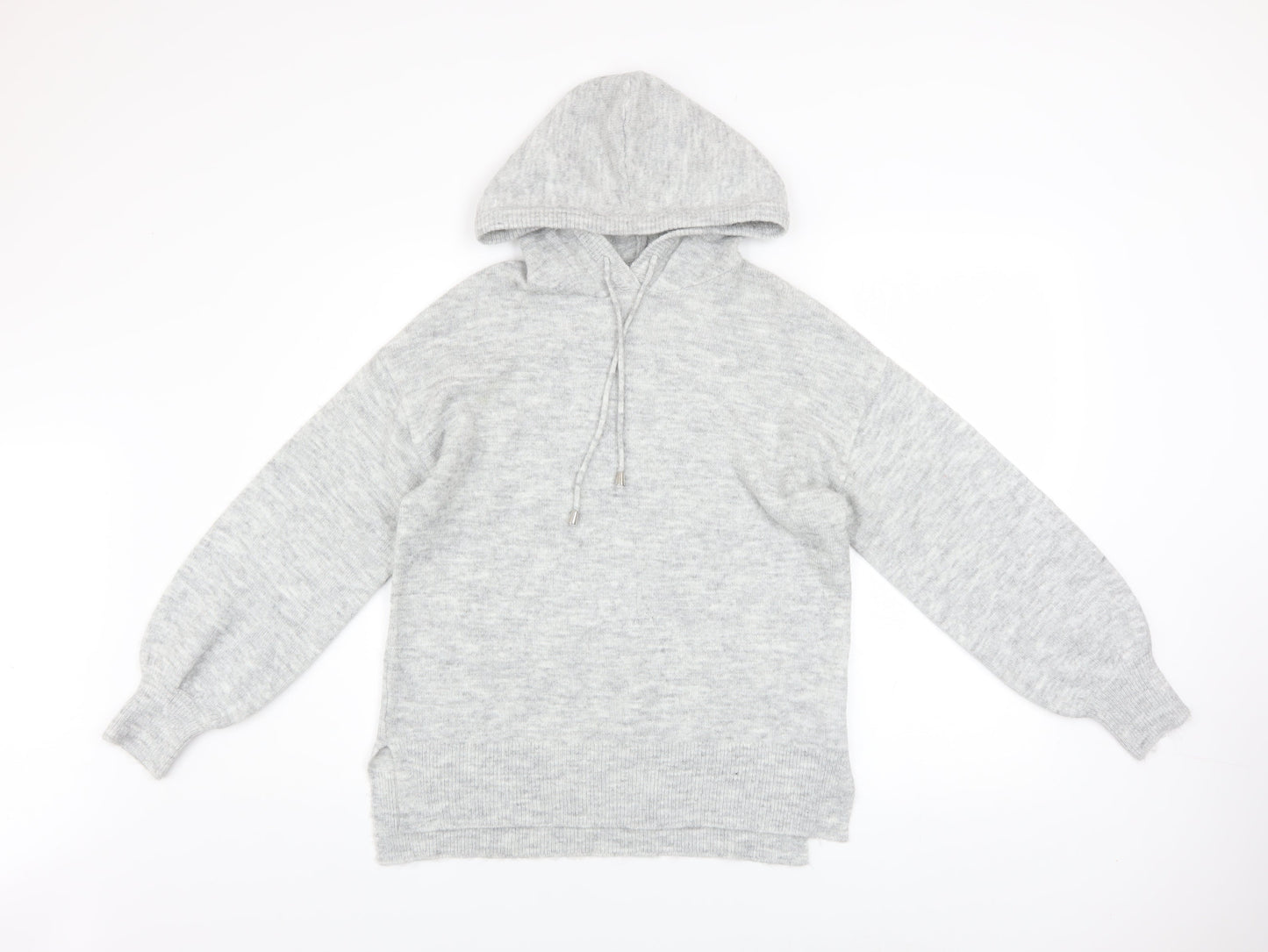 Womens UK Size S Peacocks Grey Pullover Hoodie