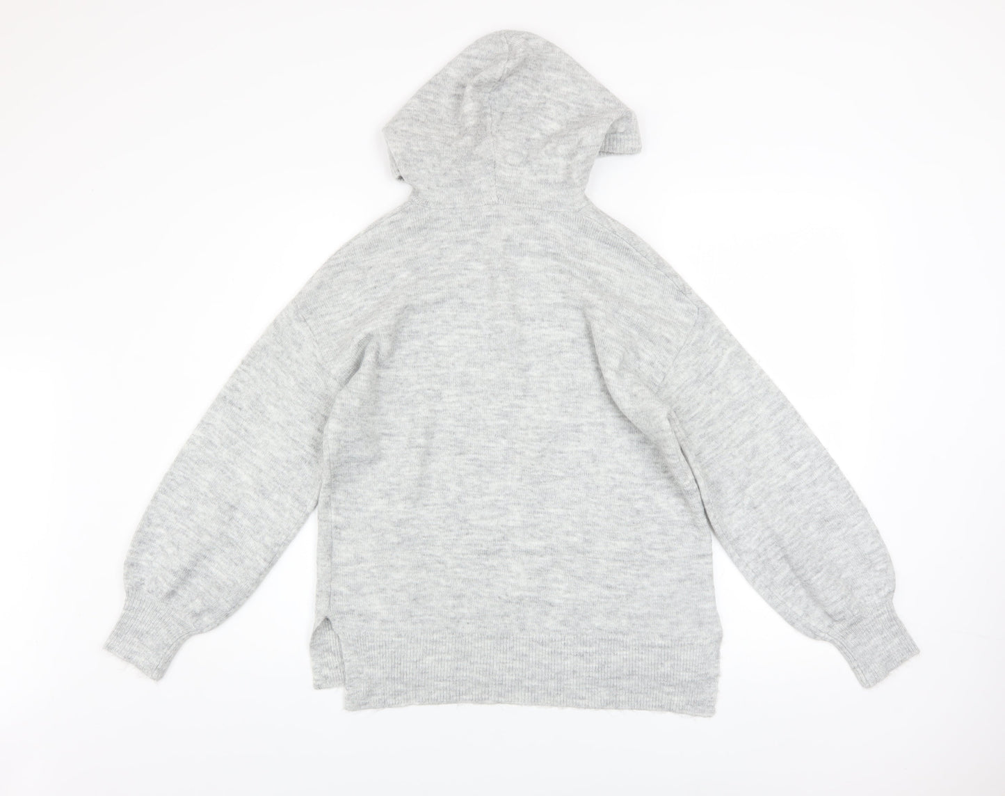 Womens UK Size S Peacocks Grey Pullover Hoodie