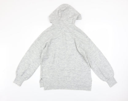 Womens UK Size S Peacocks Grey Pullover Hoodie