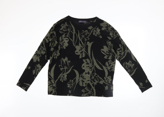 Womens UK Size M Marks and Spencer Black Pullover Jumper