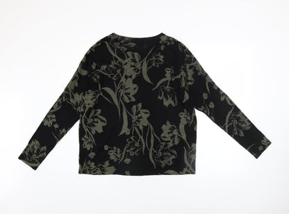 Womens UK Size M Marks and Spencer Black Pullover Jumper