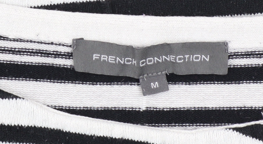 Womens UK Size M French Connection Black Pullover Jumper