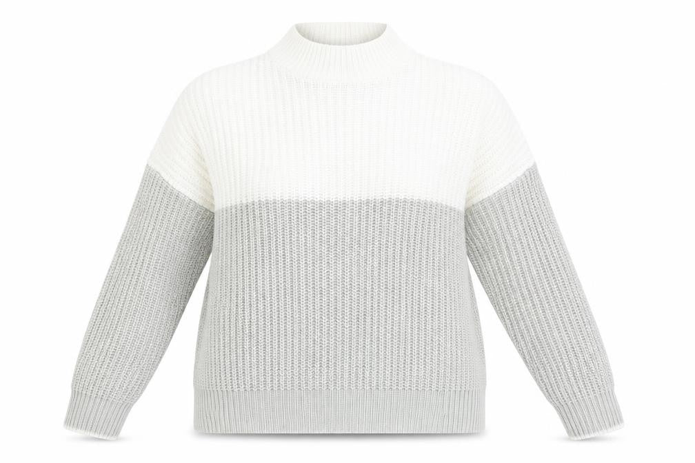 Womens UK Size L New Look Grey Pullover Jumper