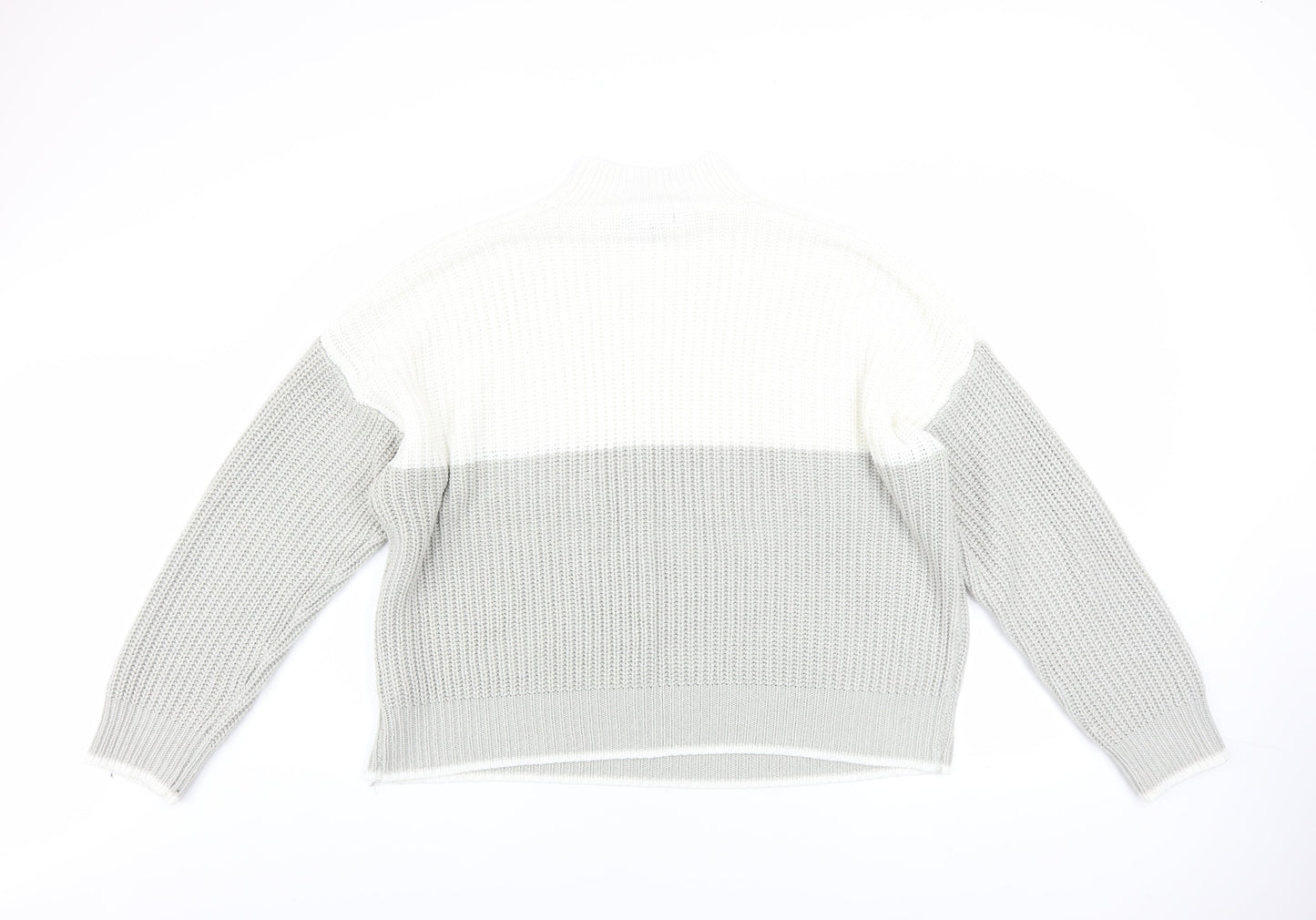 Womens UK Size L New Look Grey Pullover Jumper