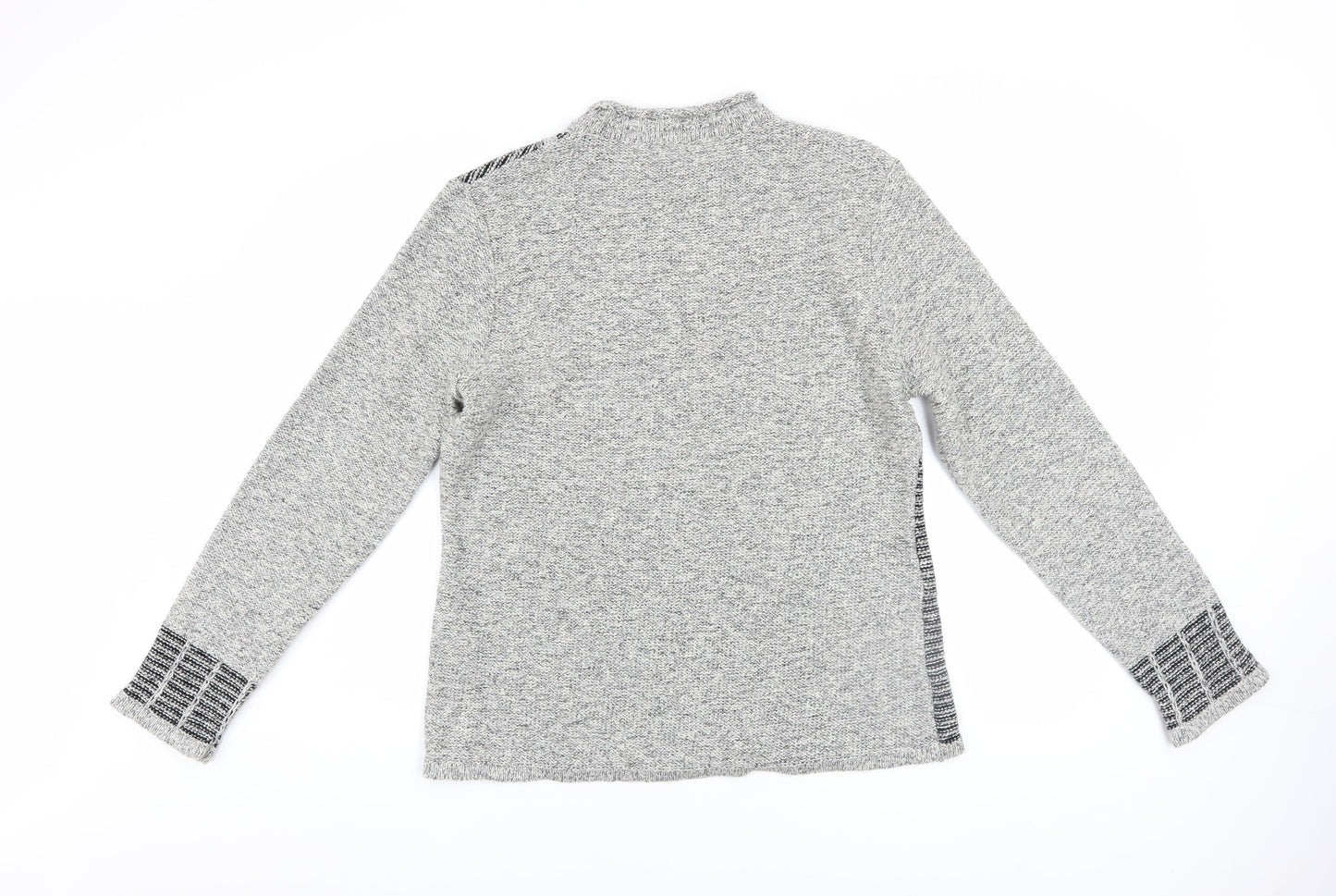 Womens UK Size L Skovhuus Grey Pullover Jumper