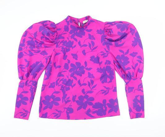 Womens UK Size 8 Marc Angelo Pink Tunic Blouse