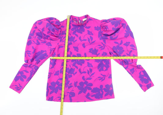 Womens UK Size 8 Marc Angelo Pink Tunic Blouse