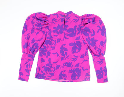 Womens UK Size 8 Marc Angelo Pink Tunic Blouse