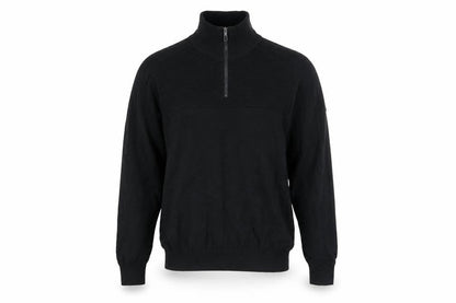 Mens UK Size S ADAPT Black 1/2 Zip Jumper