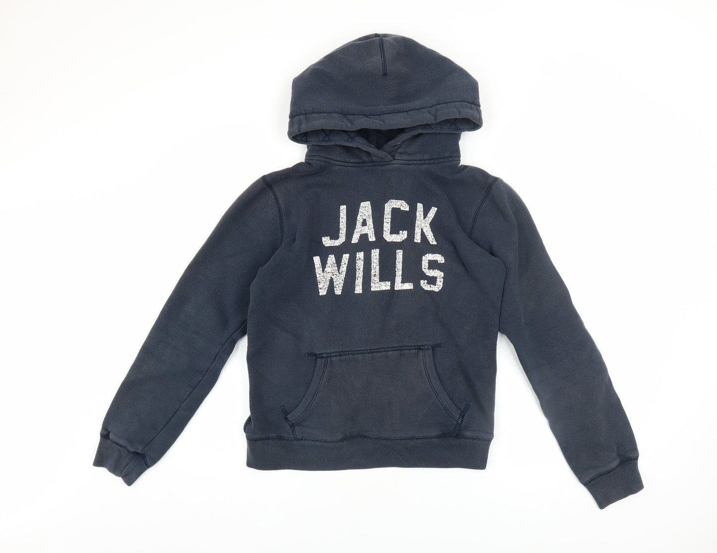 Womens UK Size 12 Jack Wills Blue Pullover Hoodie