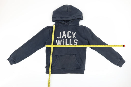 Womens UK Size 12 Jack Wills Blue Pullover Hoodie
