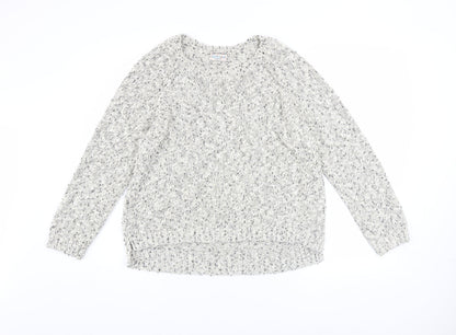 Womens UK Size 18 Marks and Spencer Grey Pullover Jumper