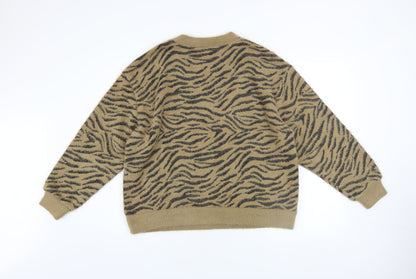 Womens UK Size 14 Marks and Spencer Brown Pullover Jumper
