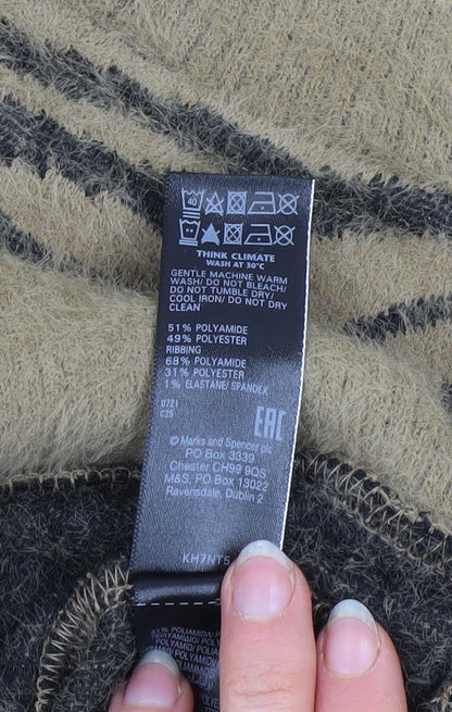 Womens UK Size 14 Marks and Spencer Brown Pullover Jumper