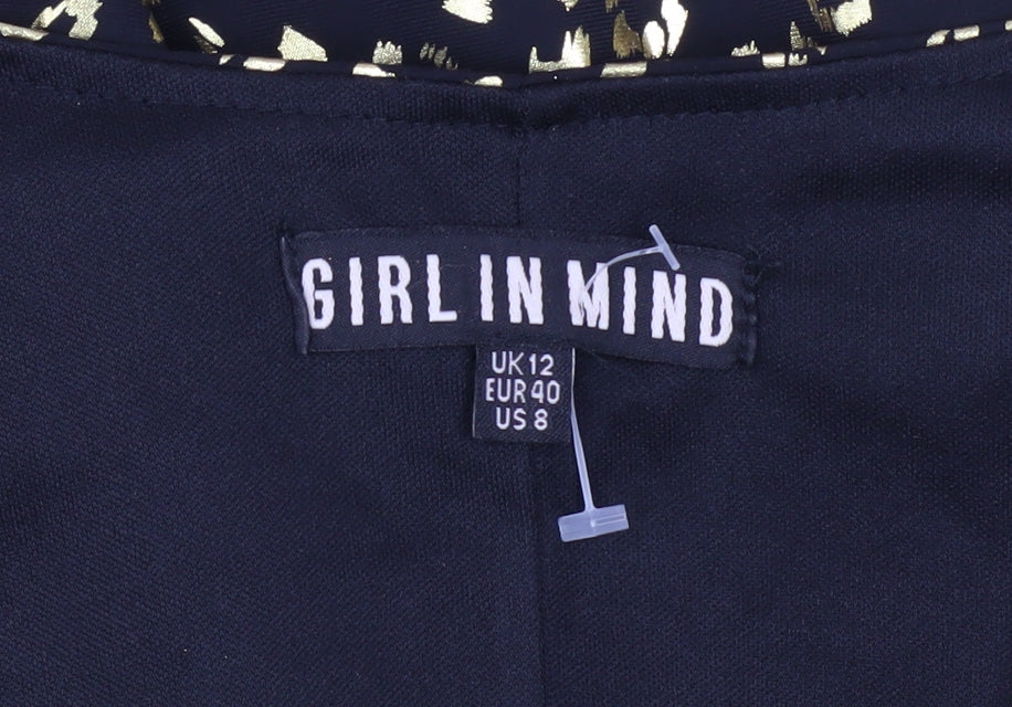 Womens UK Size 12 Girl In Mind Bodycon Dress