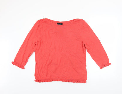 Womens UK Size 16 Wallis Pink Pullover Jumper