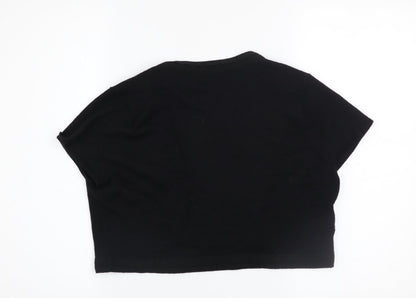 Womens UK Size 16 Monsoon Black Shrug Jumper