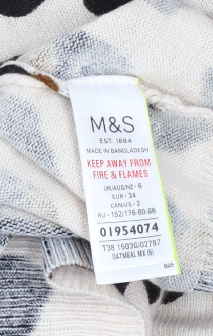 Womens UK Size 6 Marks and Spencer Jumper Dress