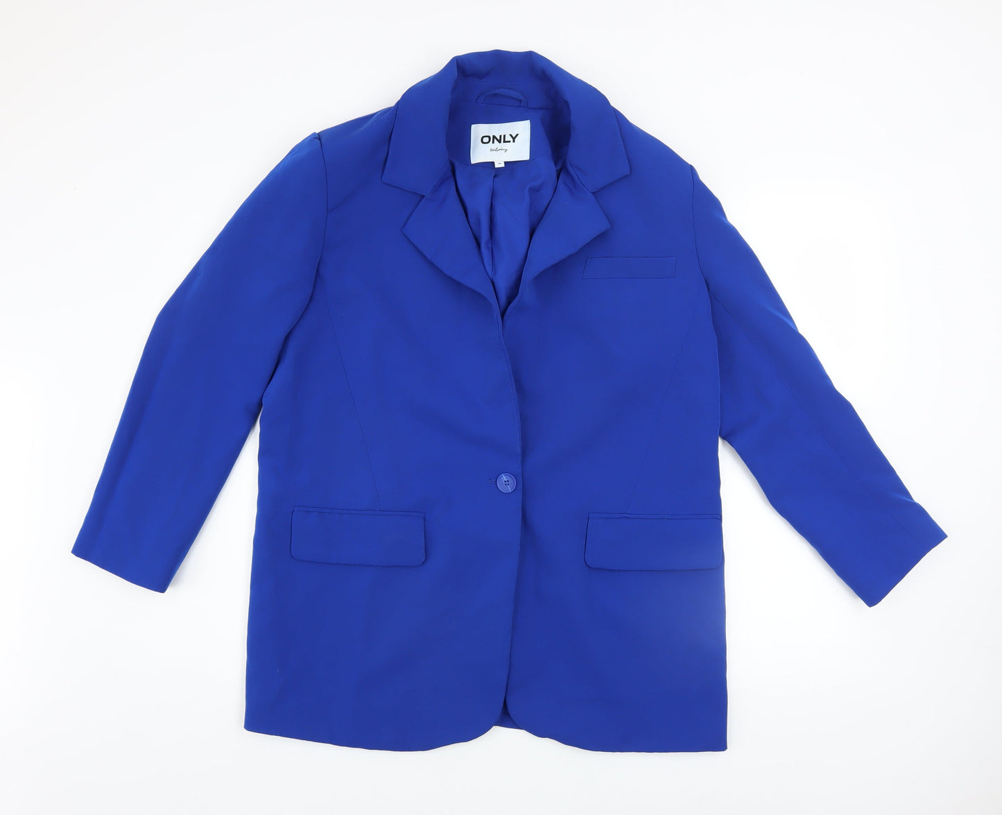 Womens UK Size 12 Only Blue Basic Jacket