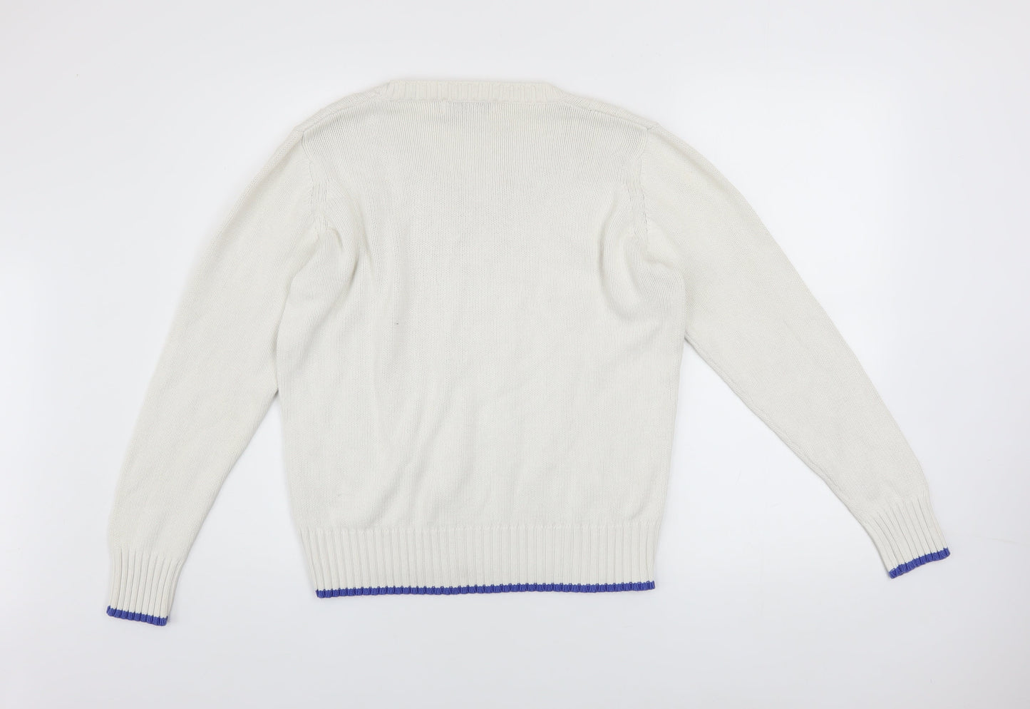 Womens UK Size M EWM Ivory Pullover Jumper