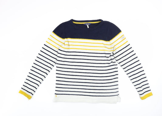 Womens UK Size 10 Joules Multicoloured Pullover Jumper