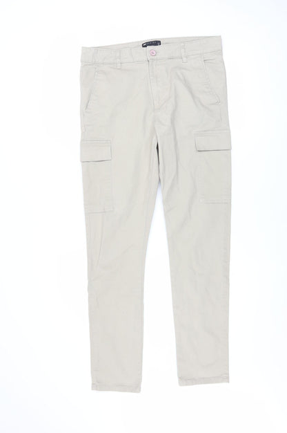 Mens UK Size M ASOS DESIGN Slim Fit Cargo Beige Trousers