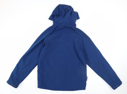 Mens UK Size S Mountain Warehouse Blue Soft Shell