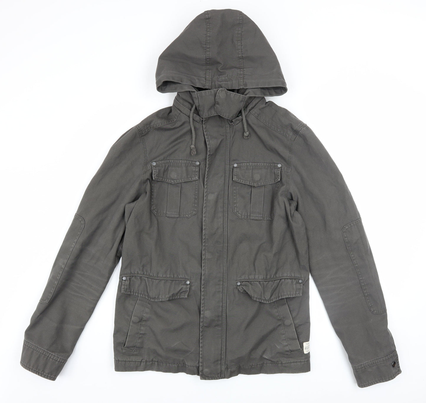 Mens UK Size S Jeanswest Grey Military Jacket