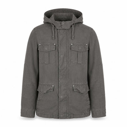 Mens UK Size S Jeanswest Grey Military Jacket