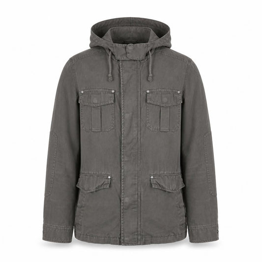 Mens UK Size S Jeanswest Grey Military Jacket