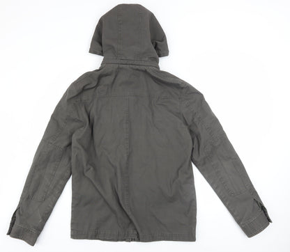 Mens UK Size S Jeanswest Grey Military Jacket