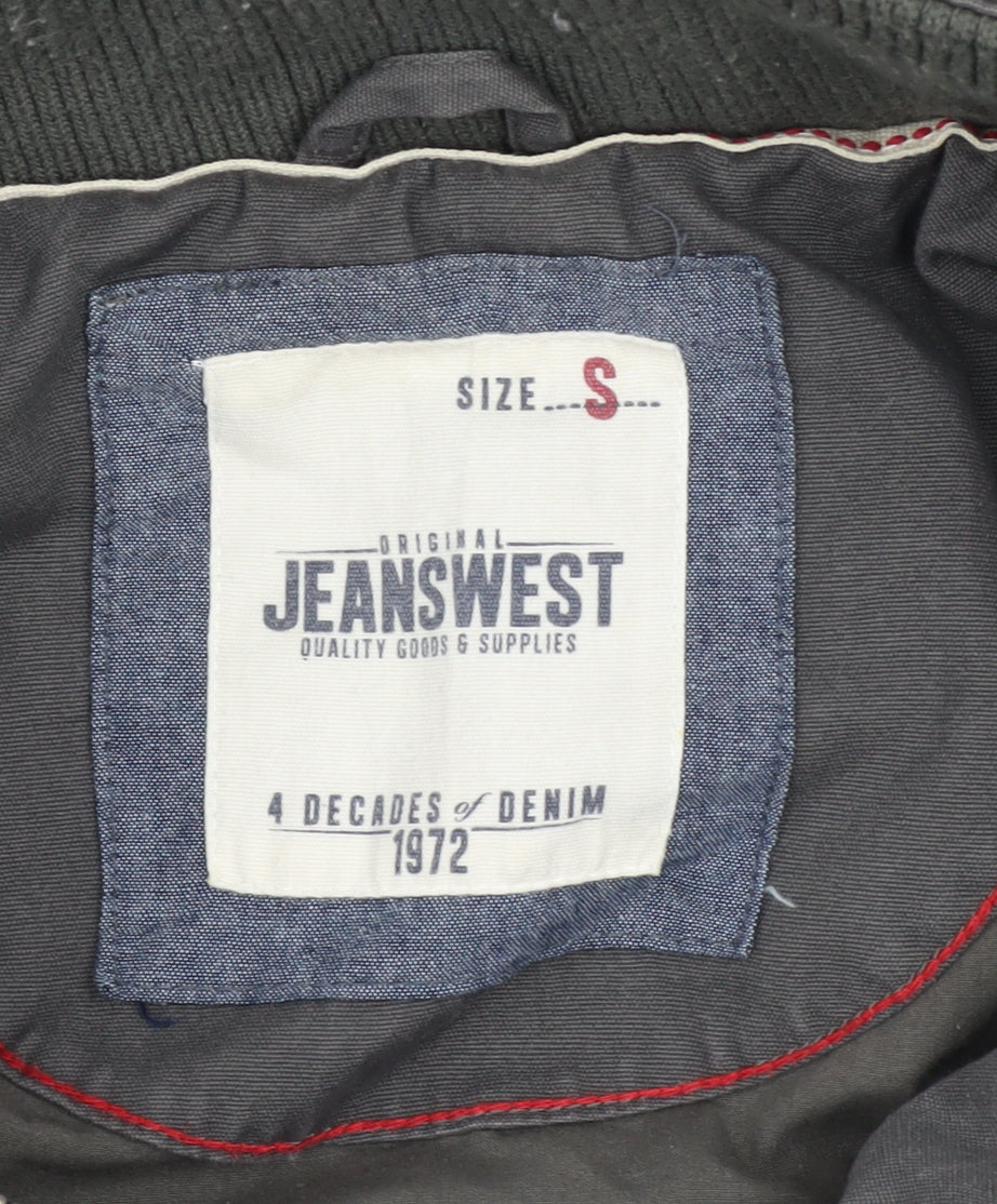 Mens UK Size S Jeanswest Grey Military Jacket