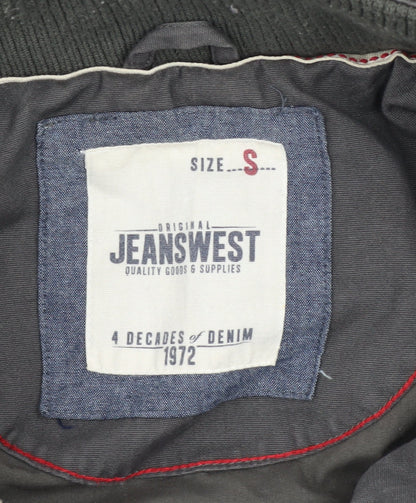Mens UK Size S Jeanswest Grey Military Jacket