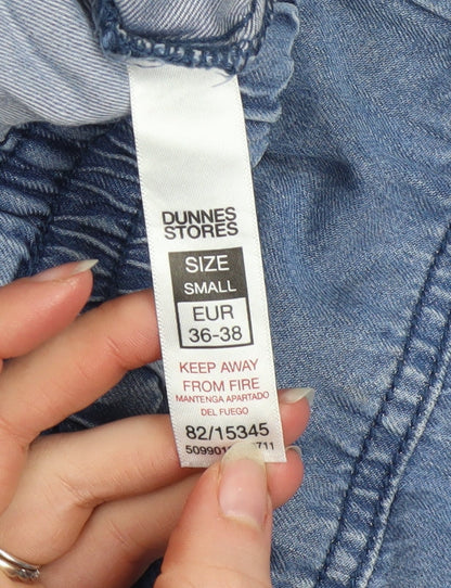 Womens UK Size S Dunnes Stores Relaxed Fit Cargo Blue Trousers