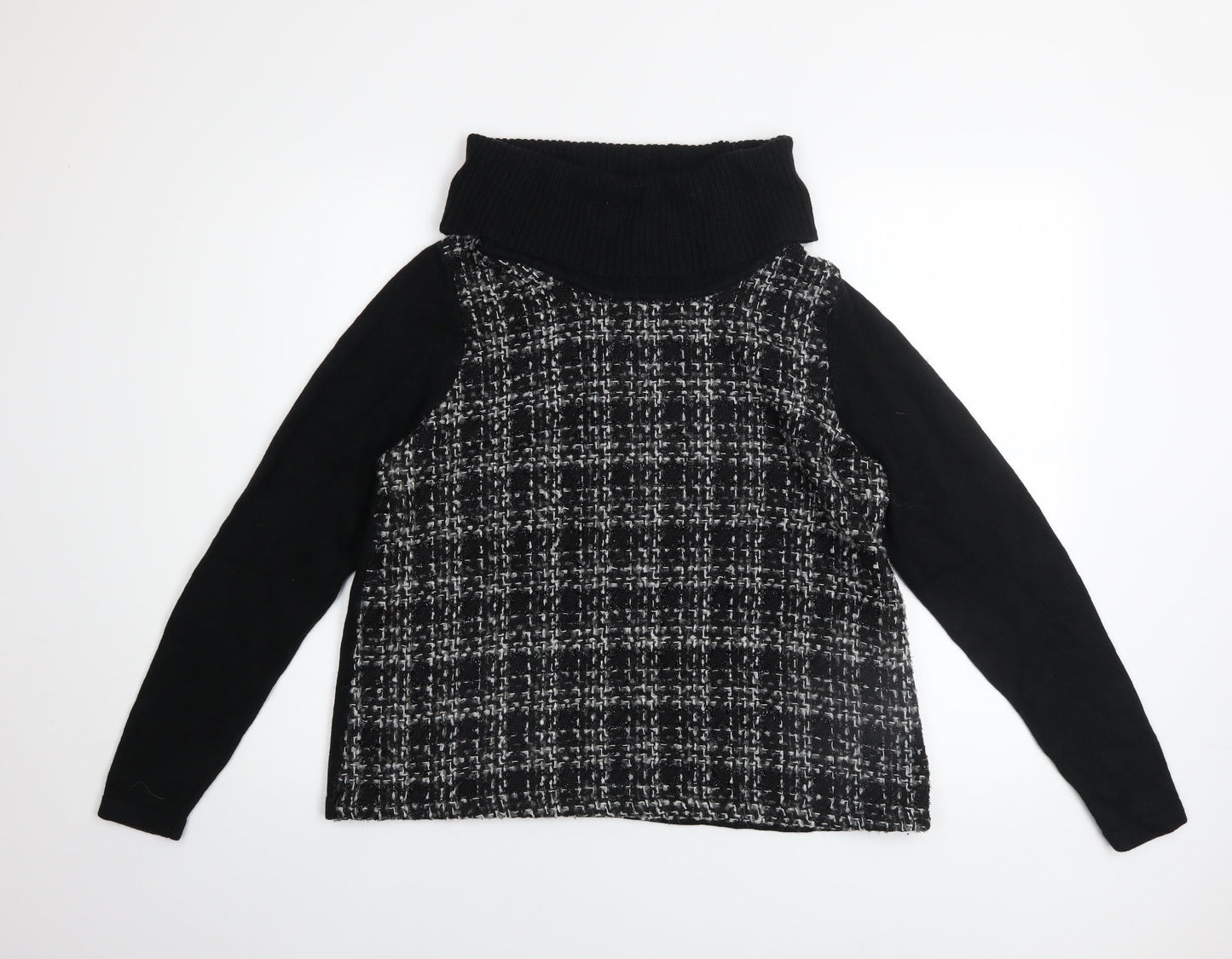 Womens UK Size 14 Marks and Spencer Black Pullover Jumper