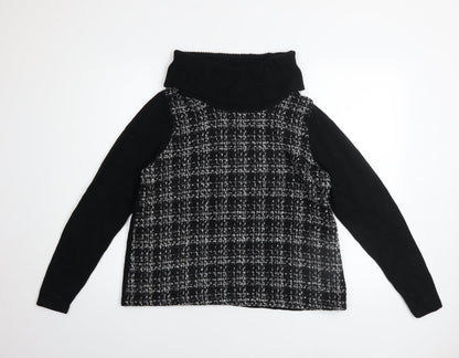Womens UK Size 14 Marks and Spencer Black Pullover Jumper