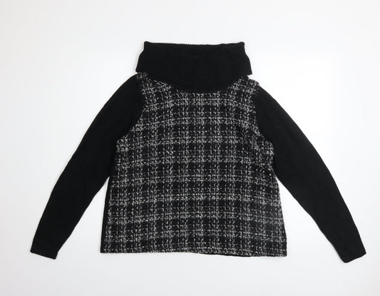 Womens UK Size 14 Marks and Spencer Black Pullover Jumper
