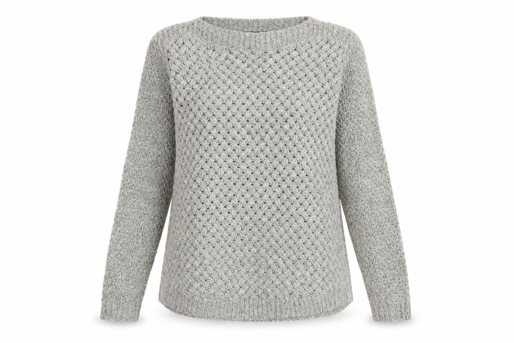 Womens UK Size 10 DASH Grey Pullover Jumper