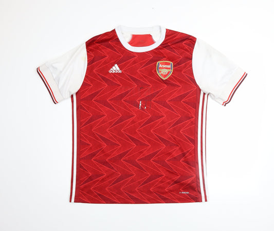 Mens UK Size M adidas Red Football T-Shirt
