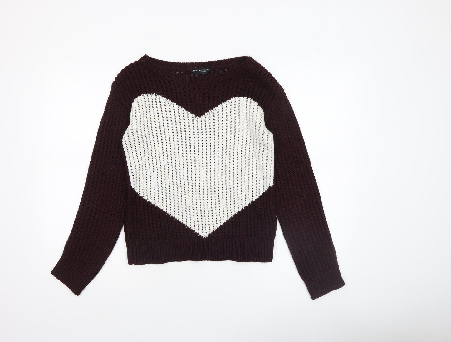 Womens UK Size 8 Dorothy Perkins Brown Pullover Jumper